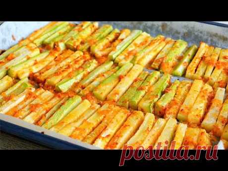 Минутная ВКУСНОТА ИЗ КАБАЧКОВ! В Сезон почти Кадый день ГОТОВЛЮ! Очень Вкусно!