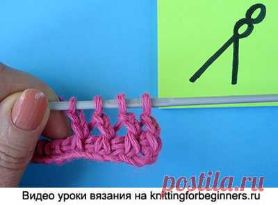 Начинаем вязать – Видео уроки вязания » Тунисские обозначения – Урок №52