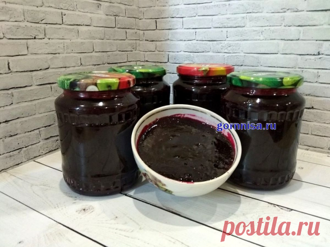 Густой джем из черной смородины на зиму - ГОРНИЦА - Рецепты