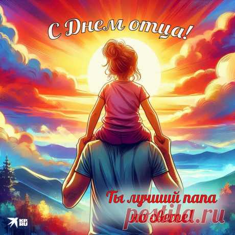 Папа лучший, дорогой,
С праздником тебя, родной!
Лучший папа на планете,
Ты за нас, за всех в ответе!