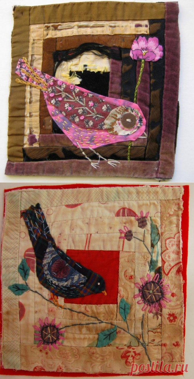 Картины Mandy Pattullo / Пэчворк, стёжка и арт-квилт / ВТОРАЯ УЛИЦА