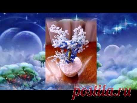 Как сделать дерево из бисера