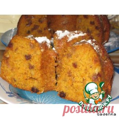 Пудинг с корицей, изюмом и морковью - кулинарный рецепт