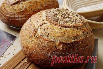 Хлеб с семенами на закваске (Дж. Хамельман)