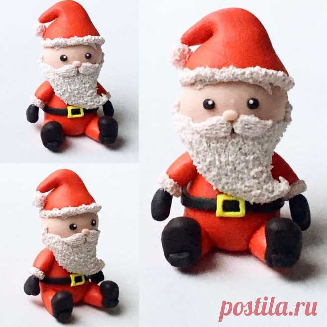 Дед Мороз из полимерной глины | 22 фото | Santa polymer clay