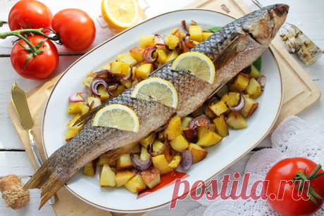 Запеченная рыба в духовке - 15 вкусных рецептов с пошаговыми фото