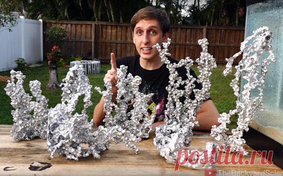 Абстрактные алюминиевые фигуры сделай сам