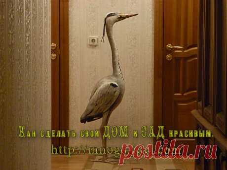 Цапля. Мастер класс. |