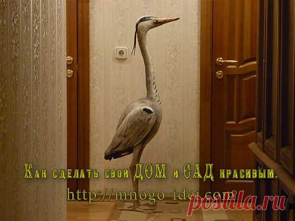 Цапля. Мастер класс. |