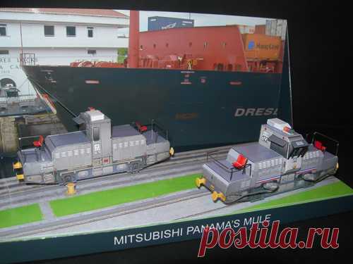 Mitshubishi Panama's Mule Diorama - Paperdiorama - Donwload Free Paper Model