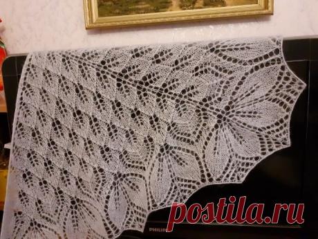 Шаль- вязание антистресс