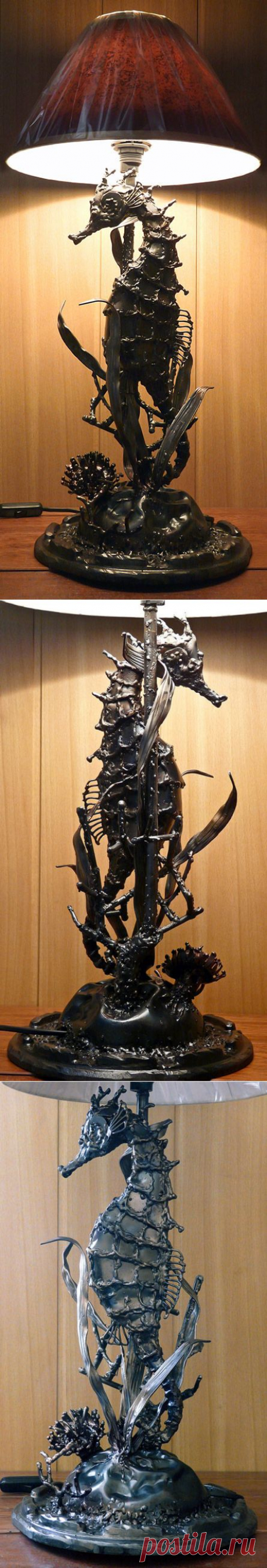 Настольная лампа &quot;Морской конёк&quot; / Наши пользователи / Работы пользователей Стимпанкера / Коллективные блоги / Steampunker.ru - сеть для любителей steampunk'а