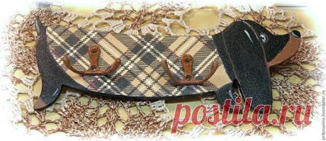 Купить Вешалка "Любимый друг" - такса, таксы, собака, собачка, собачки, ключница ручной работы