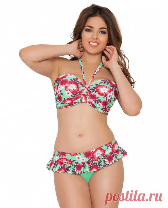 Дизайнерские купальники 2016 для полных