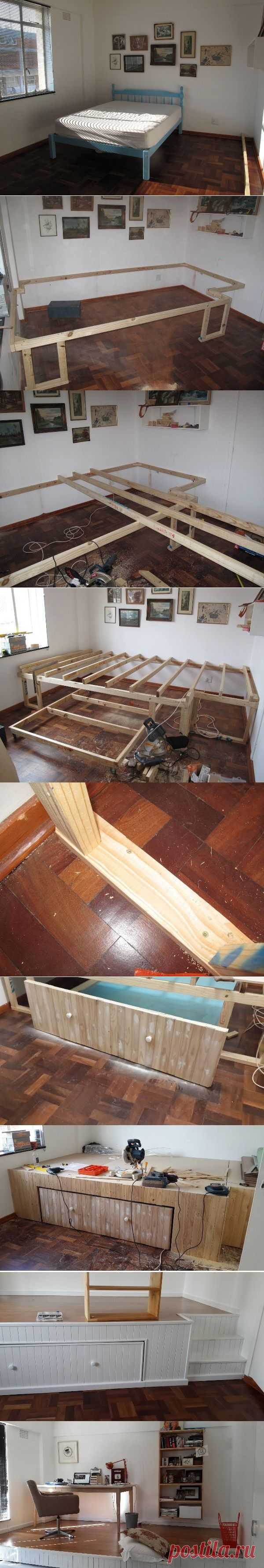 Как увеличить полезное пространство спальни