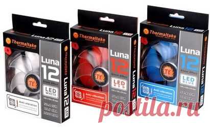 Новости Hardware - Thermaltake выпустила серию вентиляторов Luna с LED-подсветкой | Overclockers.ua