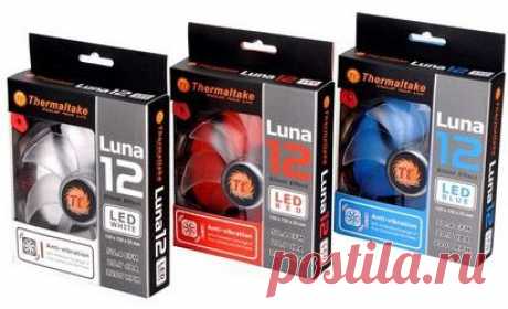 Новости Hardware - Thermaltake выпустила серию вентиляторов Luna с LED-подсветкой | Overclockers.ua
