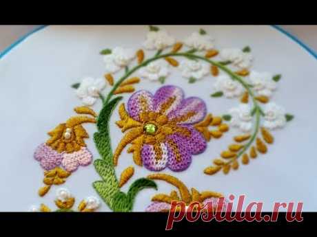 Hand EMBROIDERY :  Lace stitch |  Вышивка : ПЛЕТЕНИЕ ИГЛОЙ