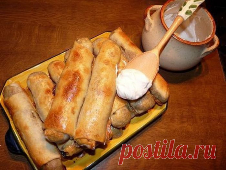 Вкусные пирожки из тонкого теста