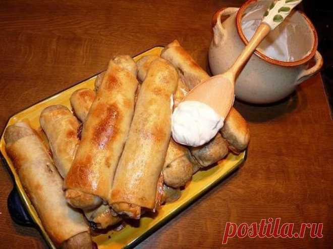 Вкусные пирожки из тонкого теста