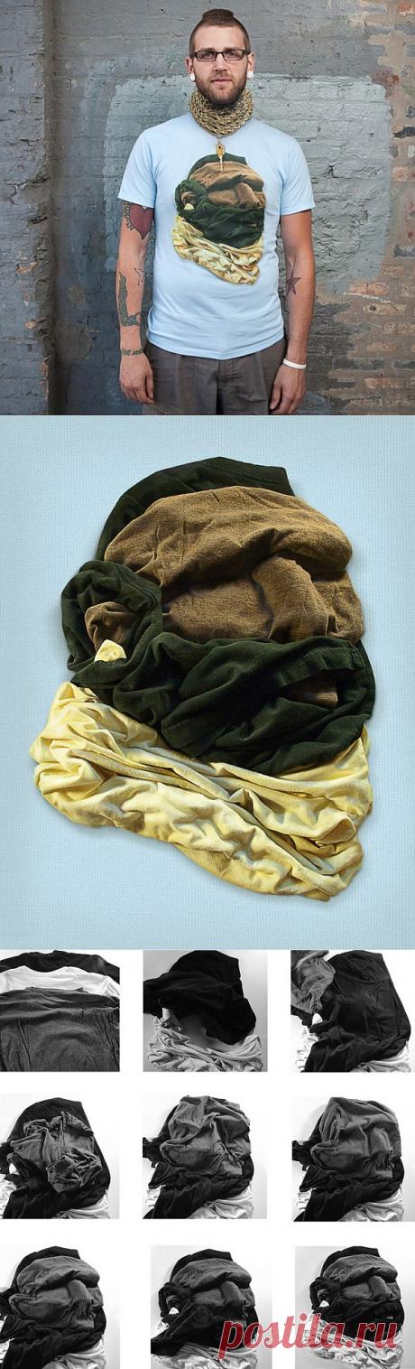 Необычный принт на майке (Diy) / Футболки DIY / Модный сайт о стильной переделке одежды и интерьера