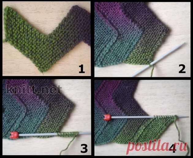 Плед ЗИГ-ЗАГ из 10 петель - инструкция от knitt.net | Вязалушка Пульс Mail.ru