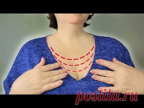 Как исправить большой вырез горловины — простой швейный трюк, о котором мало кто знает