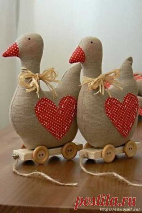 Гуси красивые с выкройками Гуси красивые с выкройками

#секретымастеров #handmade #игрушки