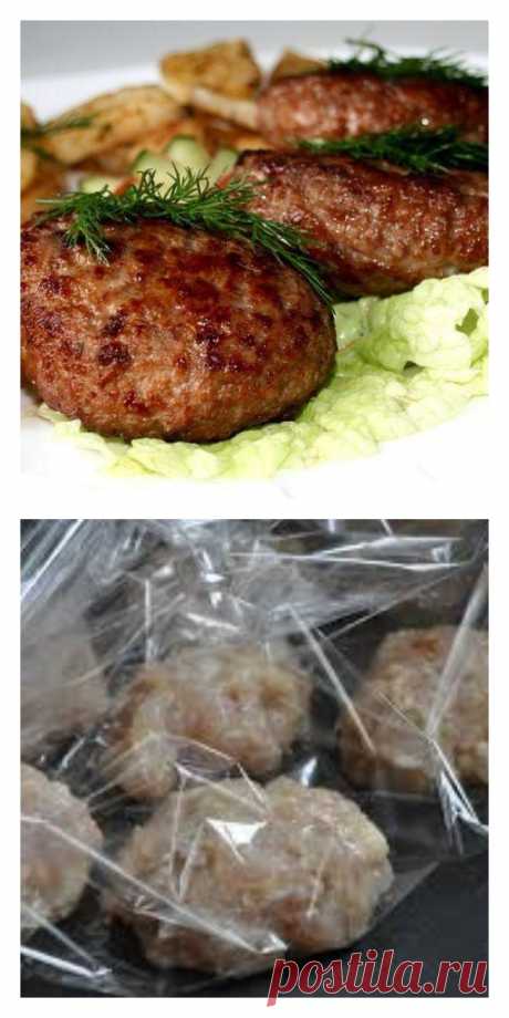 Очень вкусные котлетки, запеченные в рукаве - lucheedlavas.ru