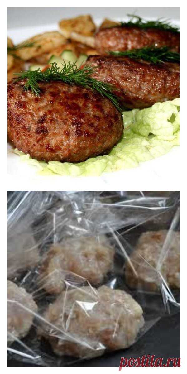 Очень вкусные котлетки, запеченные в рукаве - lucheedlavas.ru