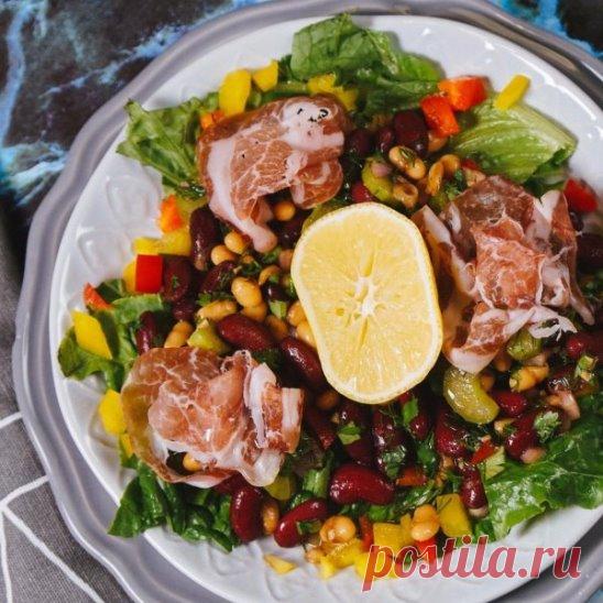 Салат с фасолью и окороком от Woman.ru