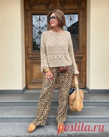 7 принтов на лето для женщин 50+. Их наденут лишь те, кому не безразлична мода | Lady'Style ✿ | Дзен