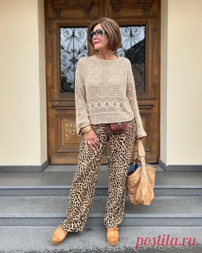 7 принтов на лето для женщин 50+. Их наденут лишь те, кому не безразлична мода | Lady'Style ✿ | Дзен