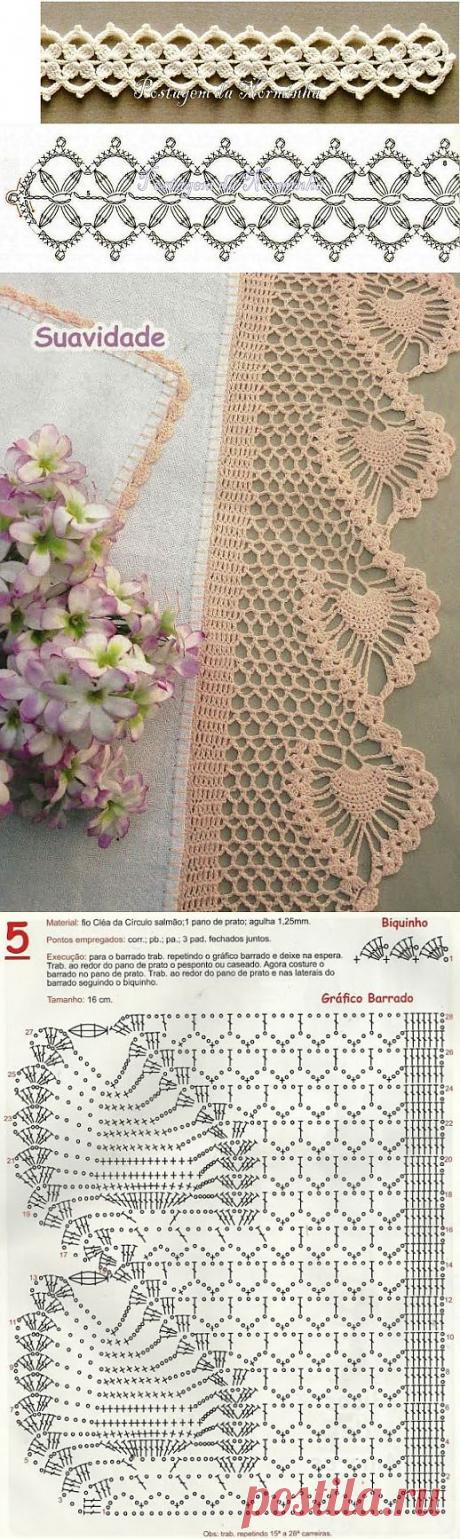 кайма крючком.