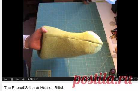 The Puppet Stitch or Henson Stitch - YouTube