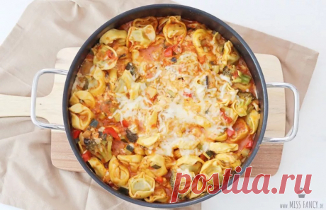 Schnell gemacht: Tortellini-Gemüsepfanne | Miss Fancy - Rezepte für jeden Tag