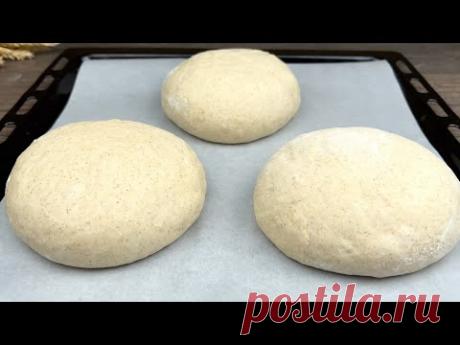 Рецепт моего дедушки впечатлил всех! Хлеб без замеса!