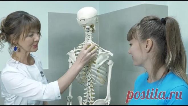 Убираем боли в шее, упражнение с теннисным мячом - Центр доктора Очеретиной