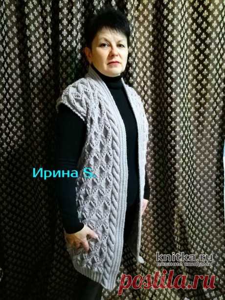 Женский длинный жилет. Работа Ирины Стильник, Вязание для женщин
