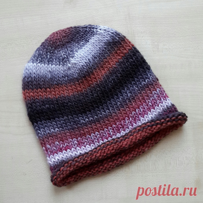 Вязание простых шапочек спицами