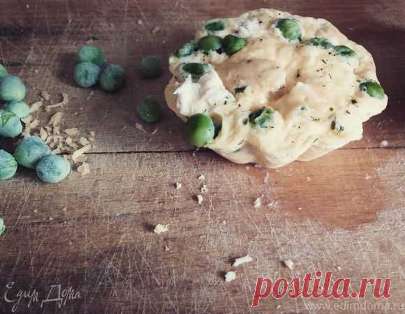 Омлет с курицей, сыром и зелёным горошком | Официальный сайт кулинарных рецептов Юлии Высоцкой