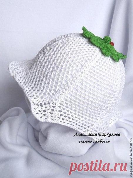 Летняя детская панама «Ландыш» (Вязание крючком) — Журнал Вдохновение Рукодельницы