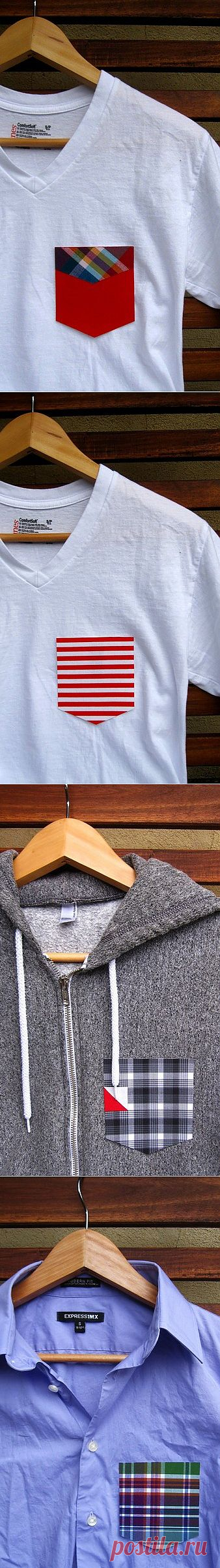 Сменные карманы (трафик) / Футболки DIY / Модный сайт о стильной переделке одежды и интерьера