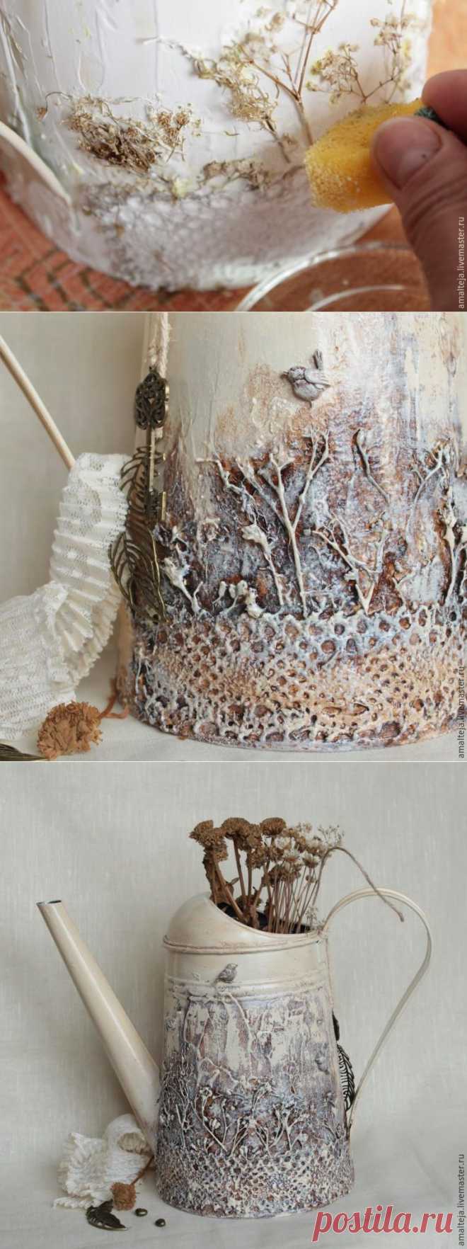 «В заколдованном лесу», или Преображение обычной лейки в сказочную - Ярмарка Мастеров - ручная работа, handmade