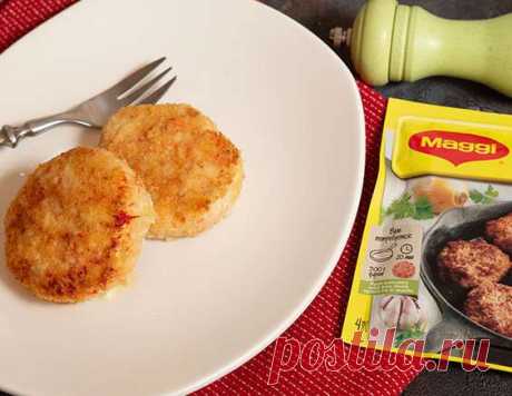 Пожарские котлеты с сыром и болгарским перцем - пошаговый рецепт с фото от Maggi.ru