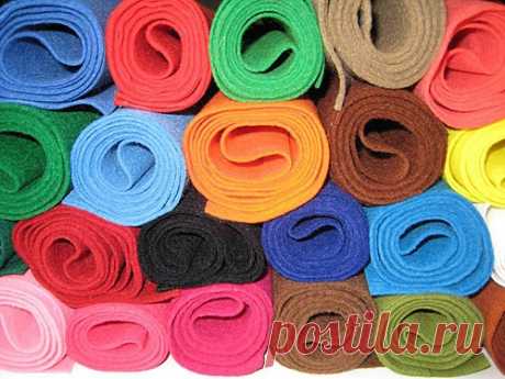 Фетр для рукоделия: всё, что надо знать об этом материале!