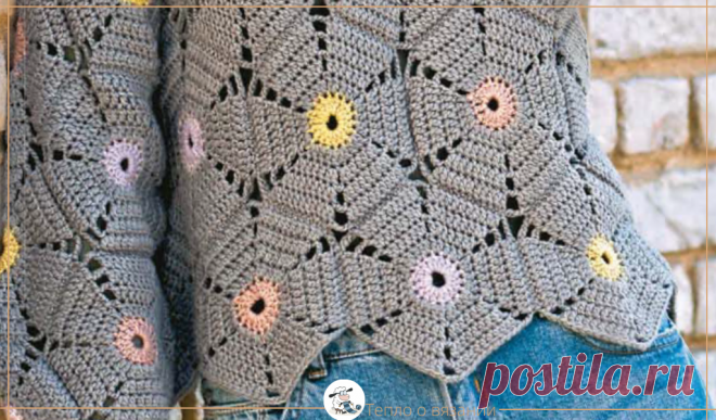 Связано крючком. Три любопытные модели с описанием и схемами | Тепло о вязании | Яндекс Дзен