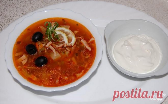 Солянка с колбасой и капустой - пошаговый кулинарный рецепт с фото на Повар.ру