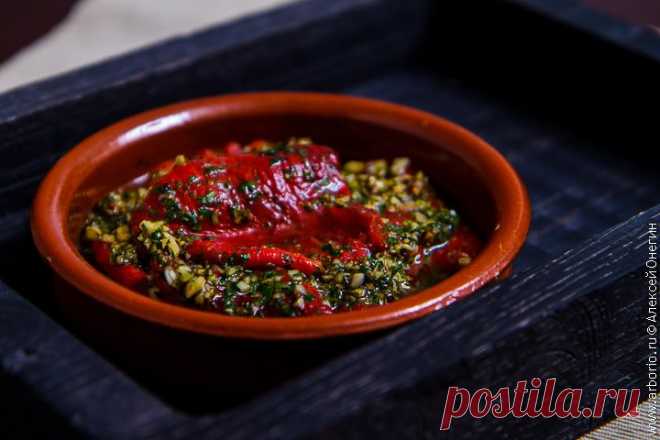 Запеченный перец в быстром маринаде | Кулинарные заметки Алексея Онегина