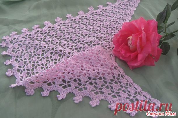 Ажурный зонтик крючком, косынка и сумка - Вязание - Страна Мам